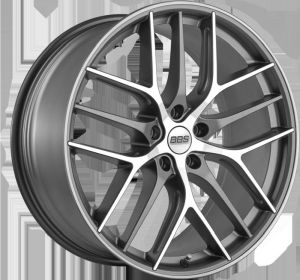 BBS CC-R graphite diamondcut Wheel 9x20 - 20 inch 5x120 bolt circle