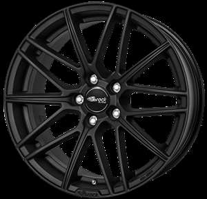 Brock B34 black mat Wheel - 7.5x17 - 5x114,3