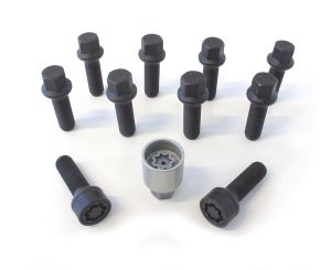 H&R Round-head screws R14 M14x1,5 x 55 black