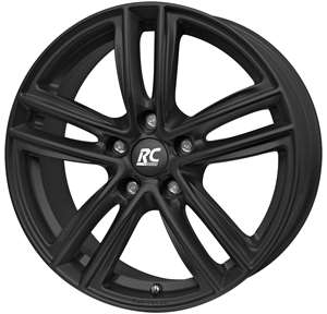 RC RC27 black clear Matt (SKM) Wheel 8x18 - 18 inch 5x108 bolt circle