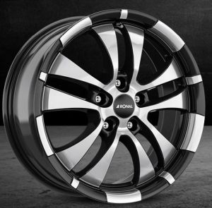 RONAL R59                                                                    JETBLACK-frontpolished          7.0x16 / 4x108