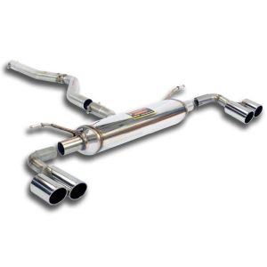 Supersprint Rear exhaust with valve fits for FORD FOCUS RS 2.3i Turbo 4x4 (350 Hp) 2015 -