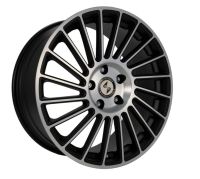 Etabeta Venti-R Black matt full pol. Wheel 7,5x18 - 18 inch 5x112 bold circle