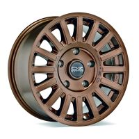 OZ RALLY RAID GLOSS BRONZE + BLACK LETTERING Wheel 8,5x18 - 18 inch 5x130 bold circle