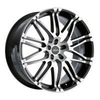 Oxigin 14 Oxrock black full polish Wheel 10x22 - 22 inch 5x108 bold circle