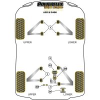 Powerflex Black Series  fits for Lotus Series 2 (2001-2011) Front and Rear Wishbone Bush