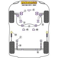 Powerflex Road Series fits for Volkswagen Jetta MK1 (1979-1984) Rear Anti Roll Bar Mount (Outer) 20.5mm