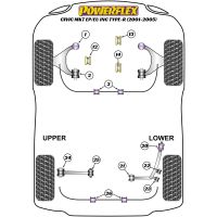 Powerflex Road Series fits for Honda CR-V (2002 - 2006) Rear Trailing Arm Front Bush