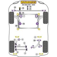 Powerflex Road Series fits for Volvo XC90 (2002 - 2014) Rear Trailing Arm to Subframe Bush