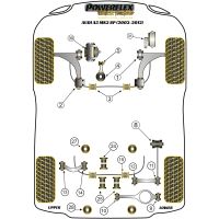 Powerflex Black Series  fits for Skoda Superb (2009-2011) Lower Engine Mount Insert (Large) Motorsport