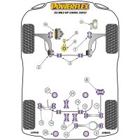 Powerflex Road Series fits for Volkswagen Sharan MK2 (2010 - ON) Front Anti Roll Bar Bush 23mm