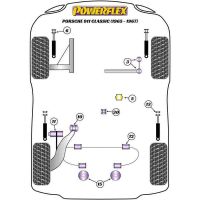 Powerflex Road Series fits for Porsche 911 Classic (1974-1977) Turbo Engine/Gearbox Mount Bush