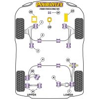 Powerflex Road Series fits for Volvo S40 (2004 onwards) Lower Engine Mount Insert