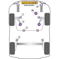 Powerflex Road Series fits for Skoda Fabia 5J (2008-) Lower Engine Mount Large Bush