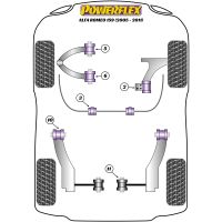 Powerflex Road Series fits for Alfa Romeo Brera (2005-2010) Rear Trailing Arm Front Outer Bush