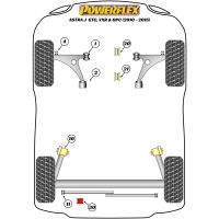 Powerflex Road Series fits for Vauxhall / Opel Astra MK6 - Astra J GTC, VXR & OPC (2010-2015) Hyper Strut To Lower Arm Front Bush