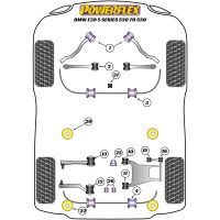 Powerflex Road Series fits for BMW 535 to 540 & M5 Rear Outer Integral Link Lower Bush