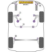 Powerflex Road Series fits for Seat Mii (2011-) Rear Beam Mounting Bush