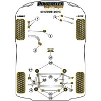 Powerflex Black Series  fits for Audi A6 (2011 - ) Front Lower Control Arm Inner Bush