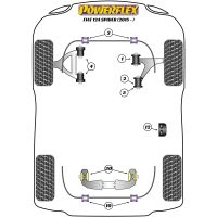 Powerflex Road Series fits for Fiat 124 SPIDER (2016 on) Rear Diff Mount Insert