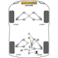 Powerflex Road Series fits for Lotus Exige Series 1 Lower Engine Mount Stabiliser Bush