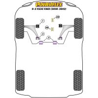 Powerflex Road Series fits for Saab 9-5 YS3G XWD (2010 - 2012) Engine Mount Rear Bush Insert