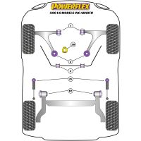 Powerflex Road Series fits for Fiat 500 US Models inc Abarth Lower Engine Mount Insert - US Models