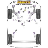 Powerflex Road Series fits for Volkswagen Jetta Mk4 2wd (1999-2005) Front Engine Mount Dog Bone (Petrol/Tuned Diesel)