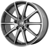 RC RC32 Himalaya Grey full polished (HGVP) Wheel 6,5x16 - 16 inch 5x100 bolt circle