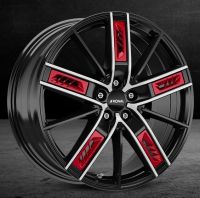 RONAL R67 Red Right                                                          JETBLACK-frontpolished          8.0x18 / 5x120