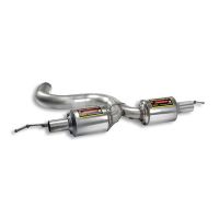 Supersprint Rear exhaust -Racing- fits for FORD FOCUS RS 500 2.5i Turbo (350 PS) 2010 ->